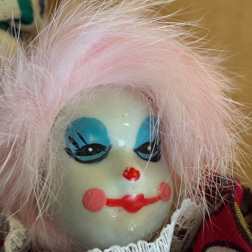 Porcelain Clown Dolls Set - Picture 3 of 7